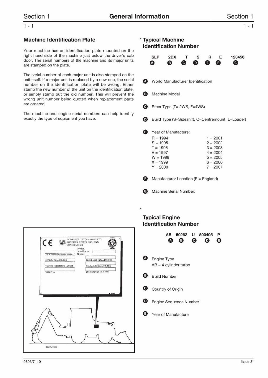JCB 2CX/2DX/210/212 Backhoe Loader OEM Service & Repair Manual preview img 4