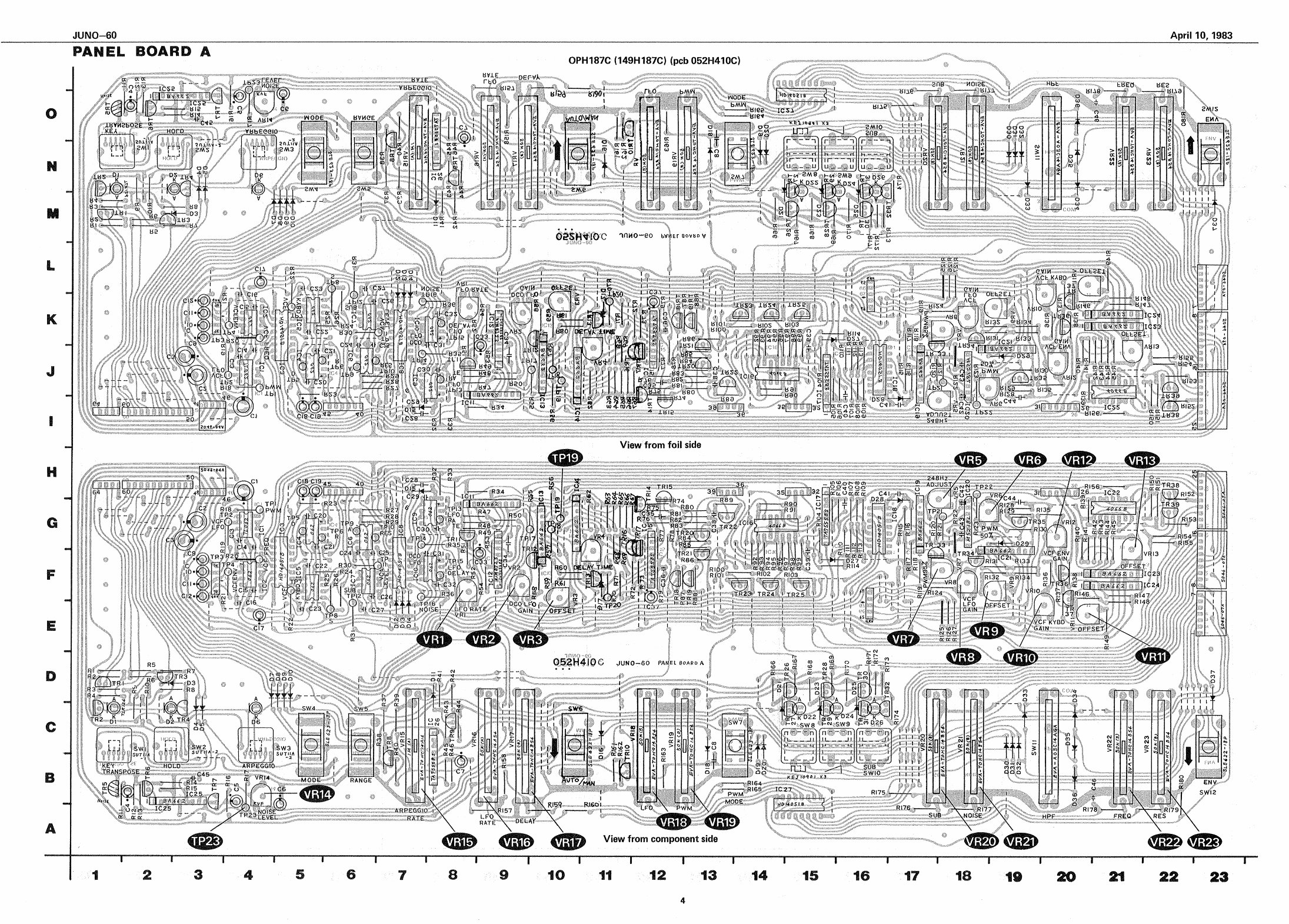 Roland juno60 juno-60 juno 60 complete service manual preview img 4