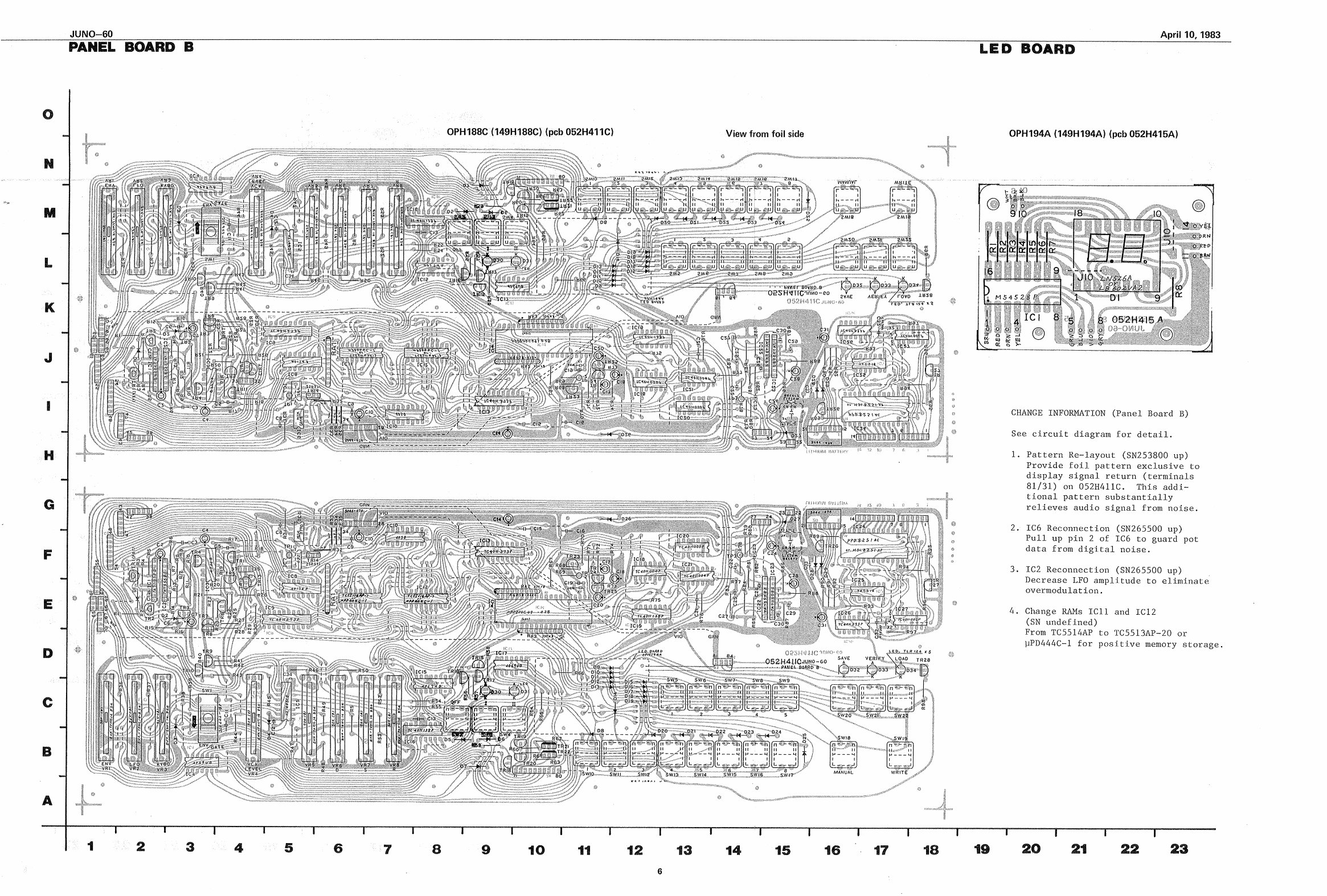 Roland juno60 juno-60 juno 60 complete service manual preview img 6