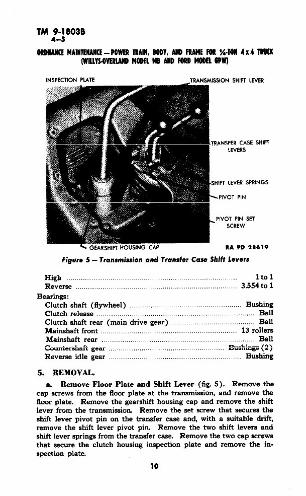 Jeep Willys Maintenance Technical manual preview img 10