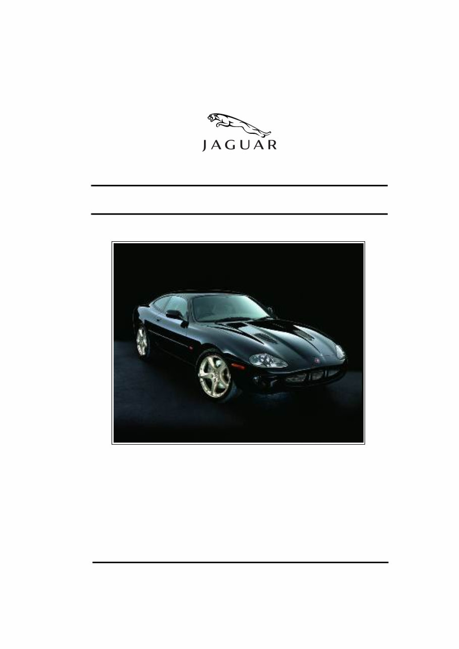 2003-2006 Jaguar XK8 / XKR Service & Repair Manual preview img 1