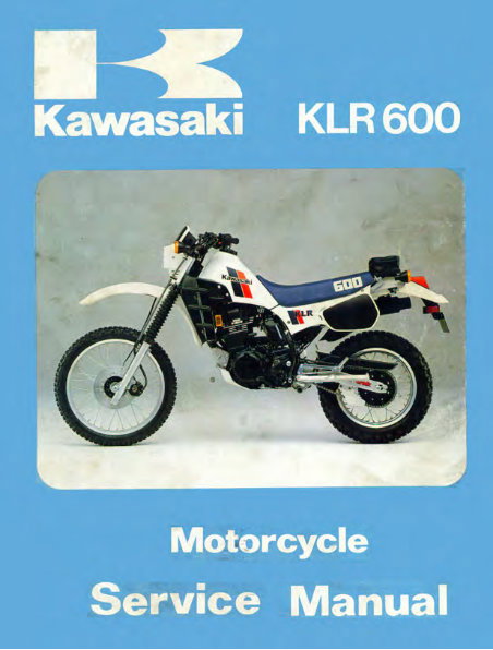 KAWASAKI KLR600 KLR600 Full Service & Repair Manual 1984-2006 preview img 1
