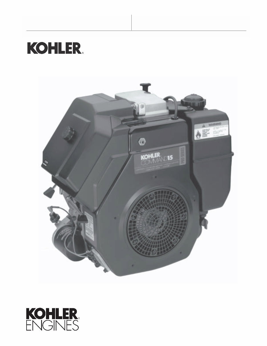 Kohler CH11 CH12.5 CH13 CH14 CH15 shop manual preview img 1