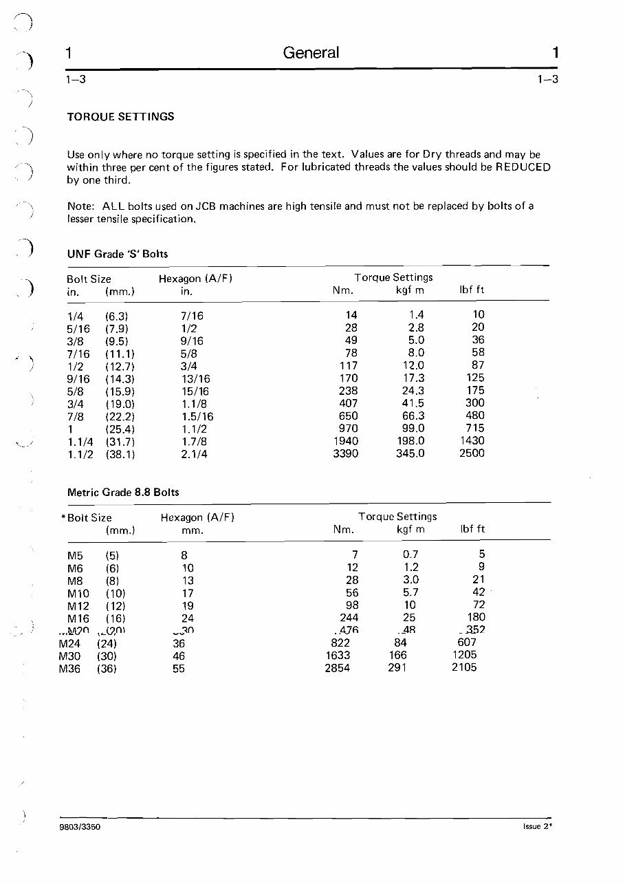 JCB Loadall Range 520 525 530 540 B BM H HI Service & Repair Workshop Manual preview img 9