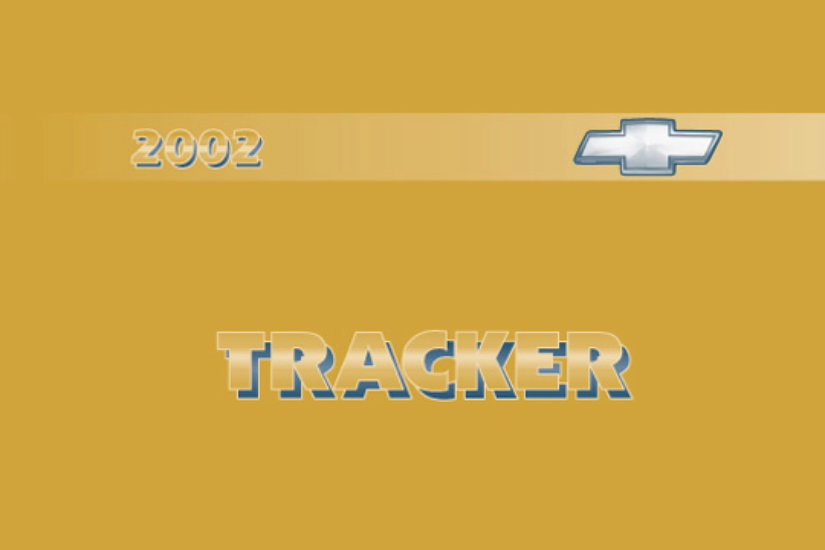 2000-2004 Chevrolet Tracker Owners Manual preview img 1