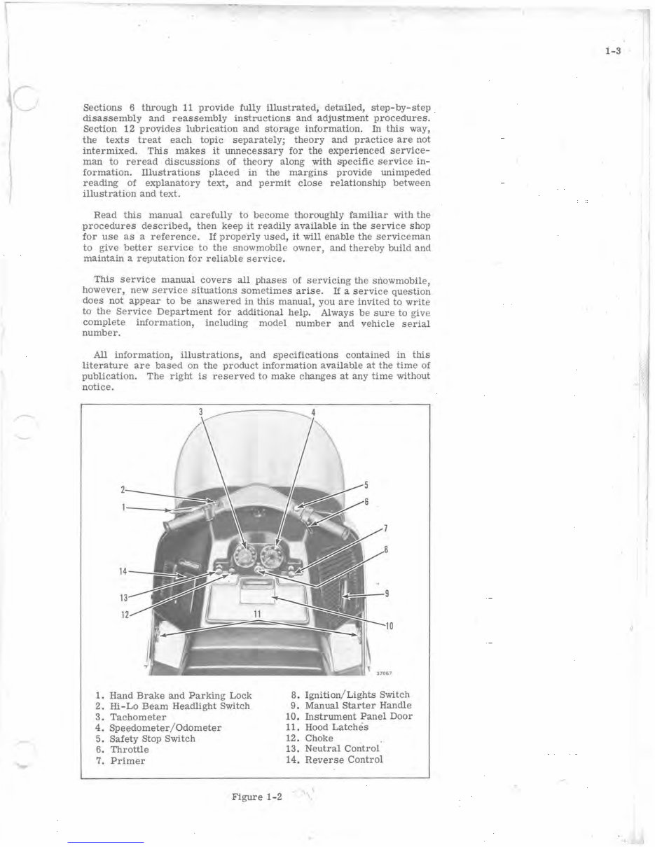 Johnson Evinrude 1975 rotary snowmobile service manual preview img 4