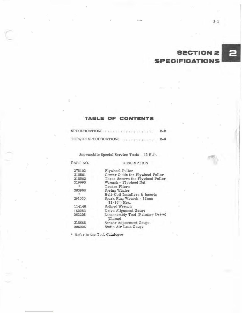 Johnson Evinrude 1975 rotary snowmobile service manual preview img 6