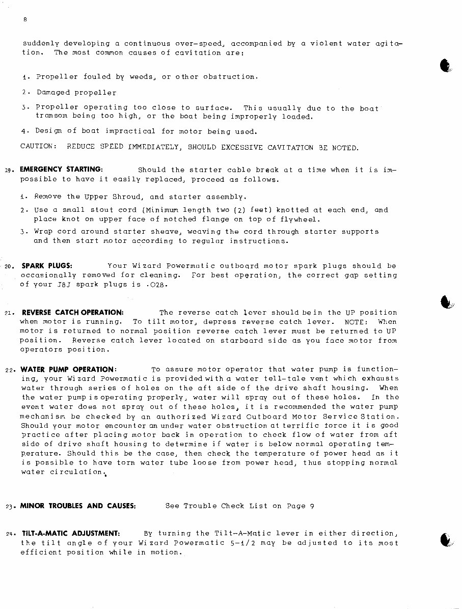 Wizard outboard motor parts n ops manual western auto preview img 10
