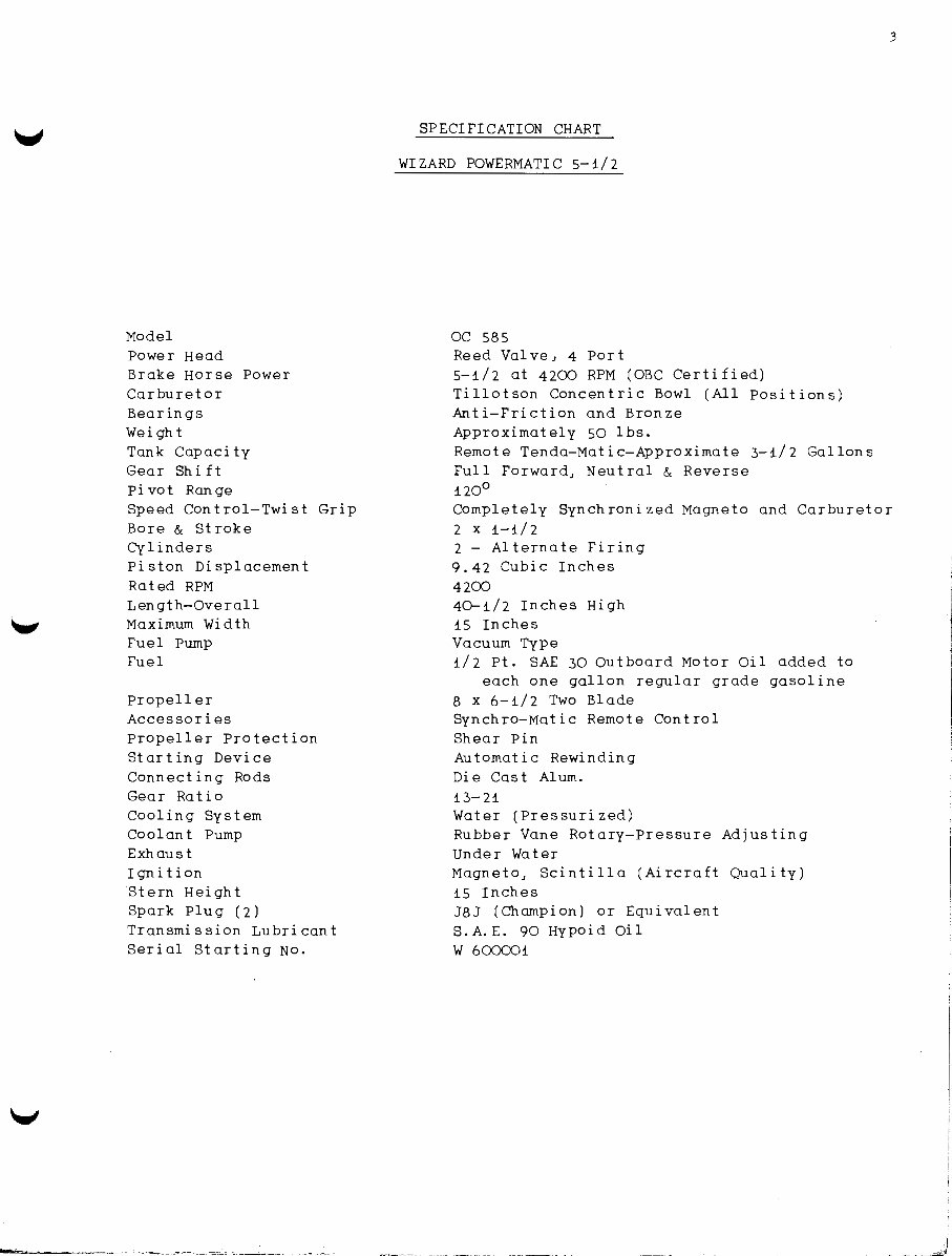Wizard outboard motor parts n ops manual western auto preview img 5