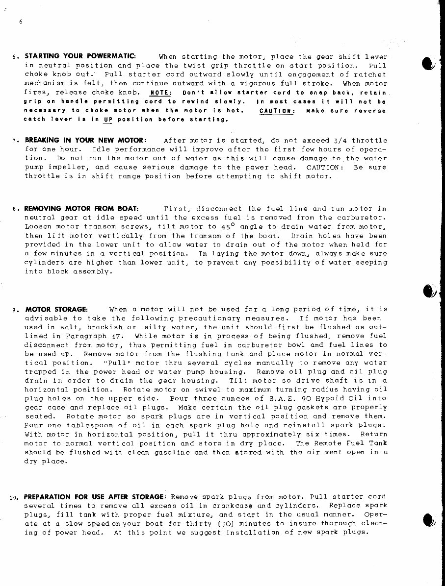 Wizard outboard motor parts n ops manual western auto preview img 8