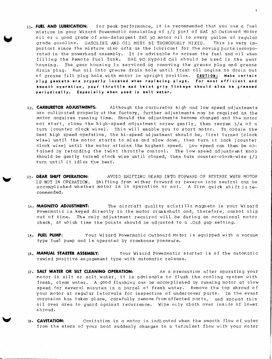 Wizard outboard motor parts n ops manual western auto preview img 9