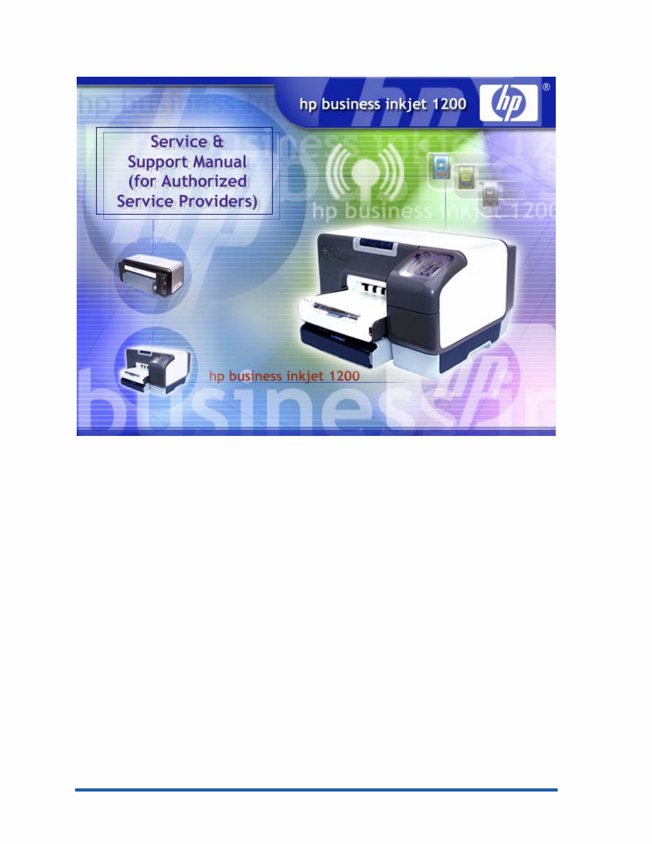 HP business inkjet 1200 Service Repair Manual preview img 1