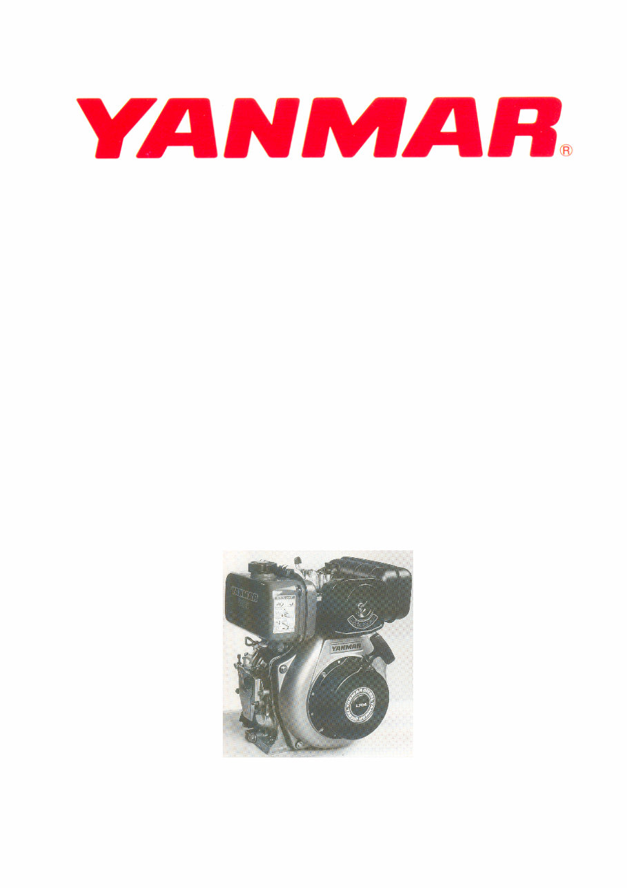 YANMAR L40-L100 Air Cooled LA Series INDUSTRIAL Diesel EngineS Service Repair Manual preview img 1