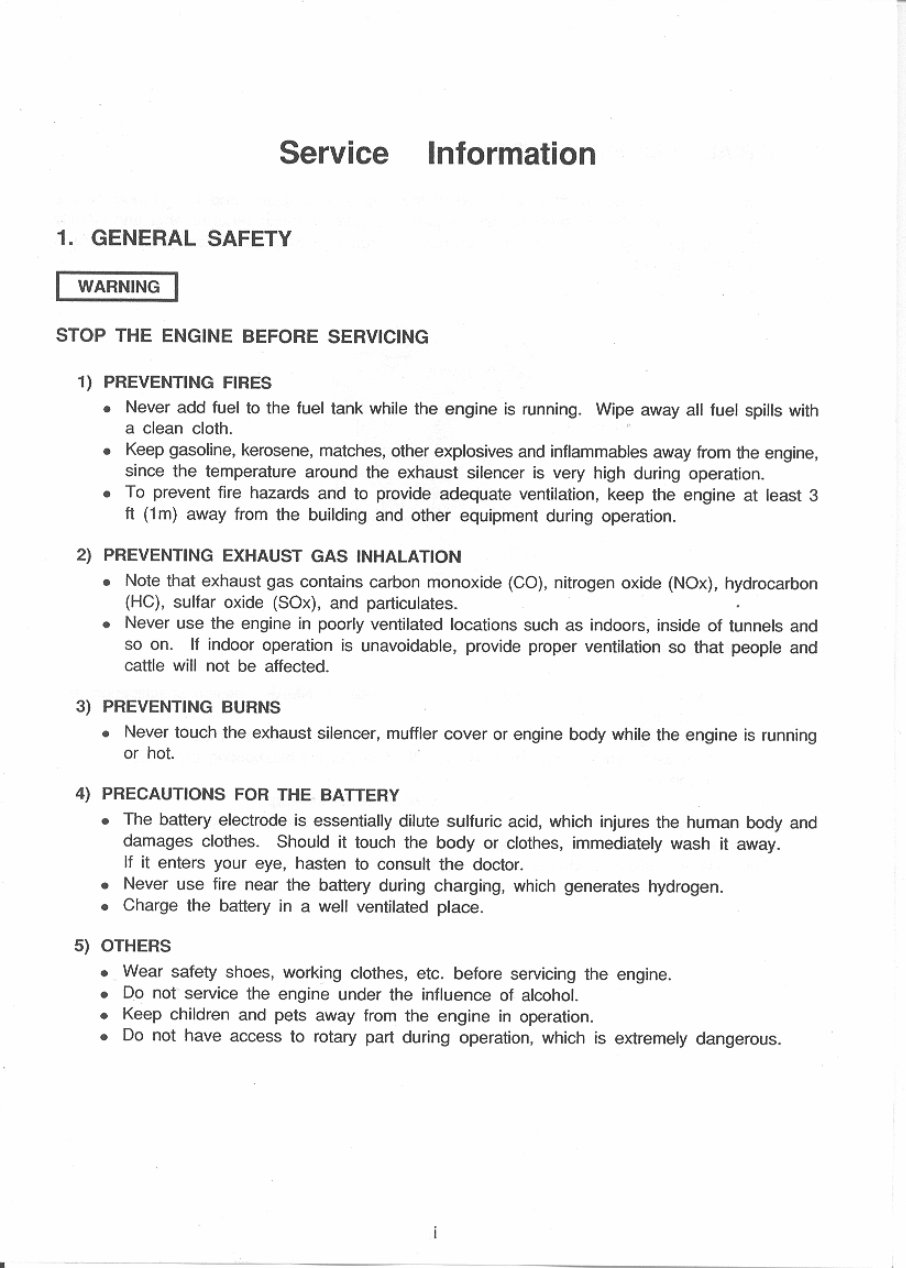 YANMAR L40-L100 Air Cooled LA Series INDUSTRIAL Diesel EngineS Service Repair Manual preview img 3