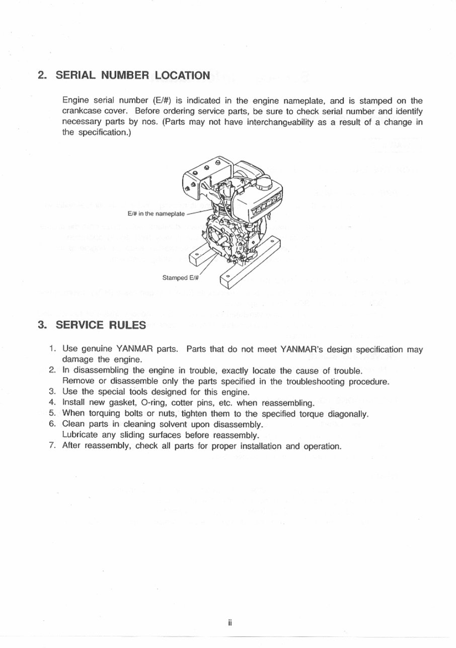 YANMAR L40-L100 Air Cooled LA Series INDUSTRIAL Diesel EngineS Service Repair Manual preview img 4