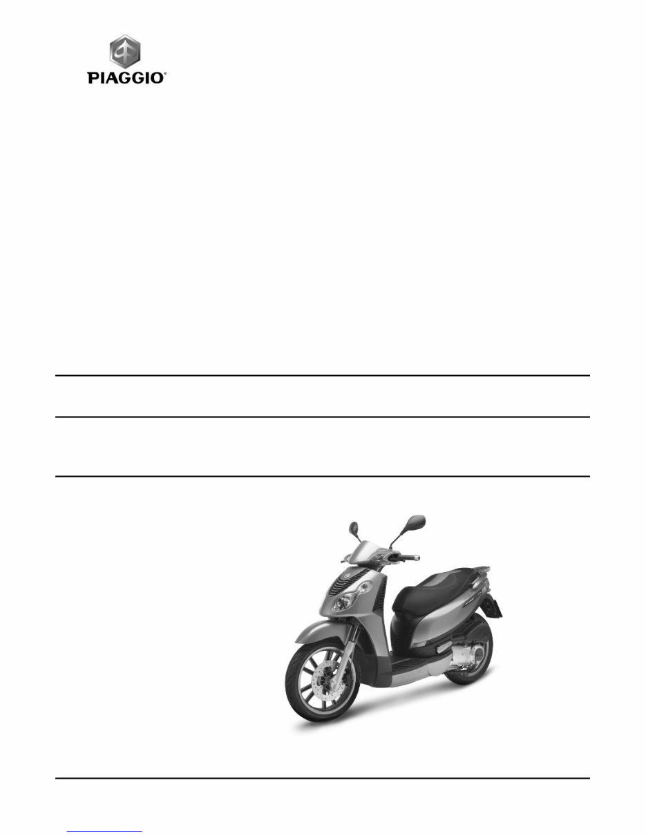 Piaggio Carnaby 125 - 200 Workshop Service Repair Manual preview img 1
