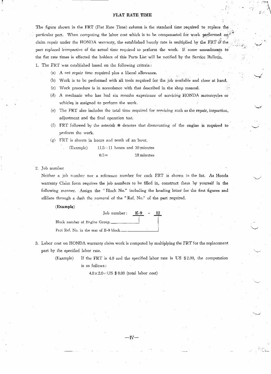HONDA CB500 Replacement Parts Manual 1971-1975 preview img 5