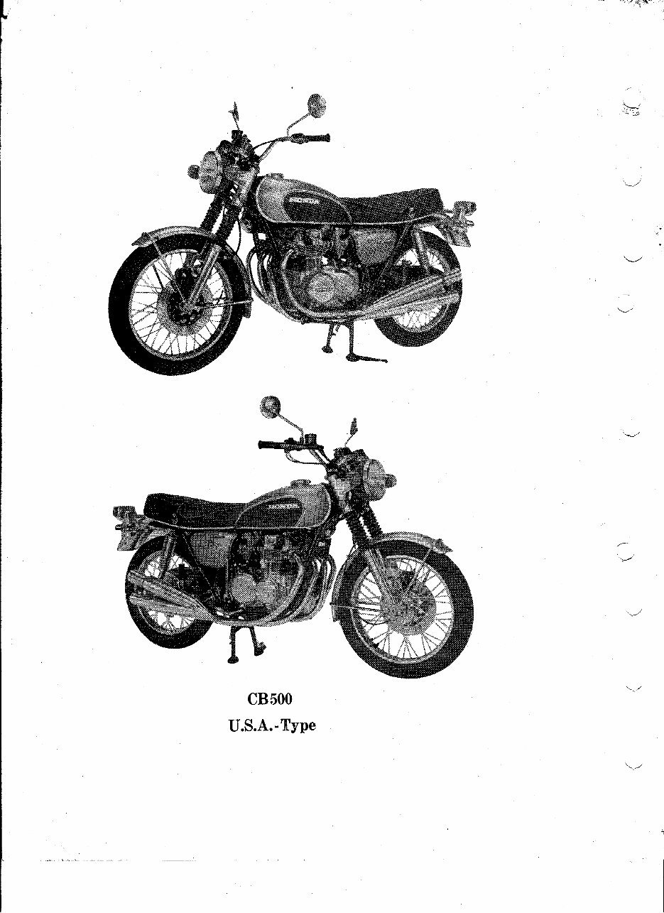 HONDA CB500 Replacement Parts Manual 1971-1975 preview img 8