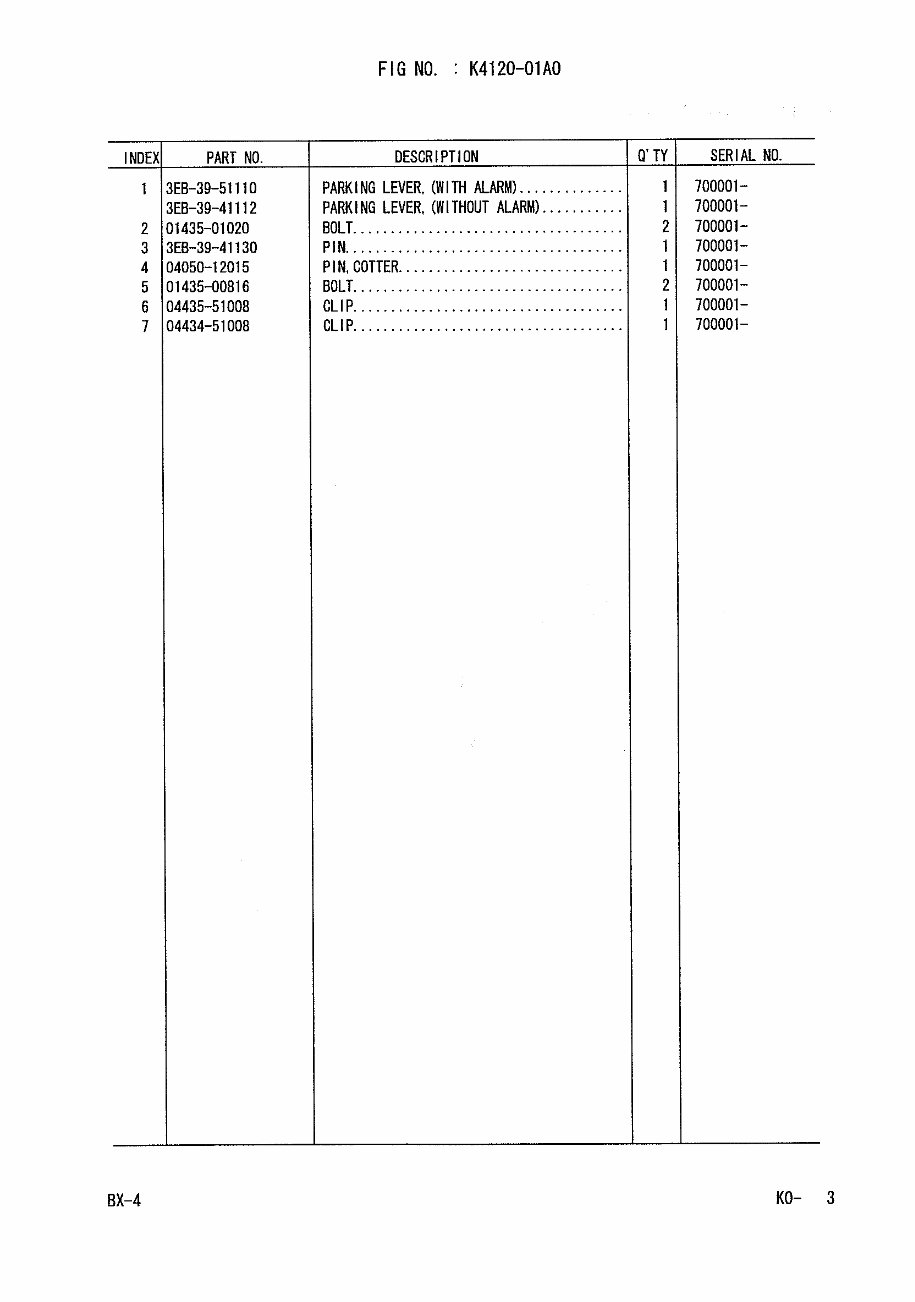 Komatsu FD20/FD30/FG20/FG30 Forklift Brake System Parts Catalog preview img 3