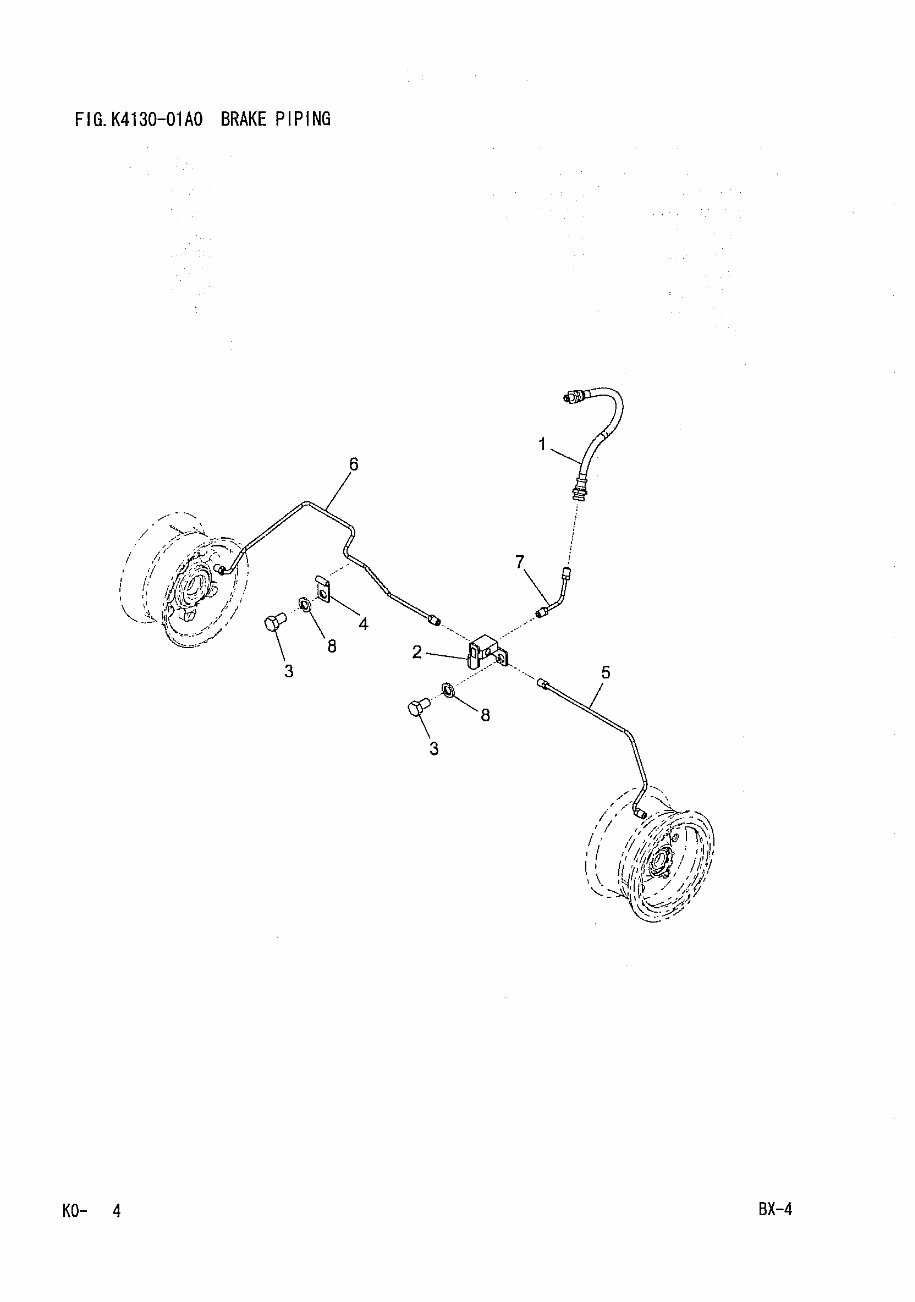 Komatsu FD20/FD30/FG20/FG30 Forklift Brake System Parts Catalog preview img 4