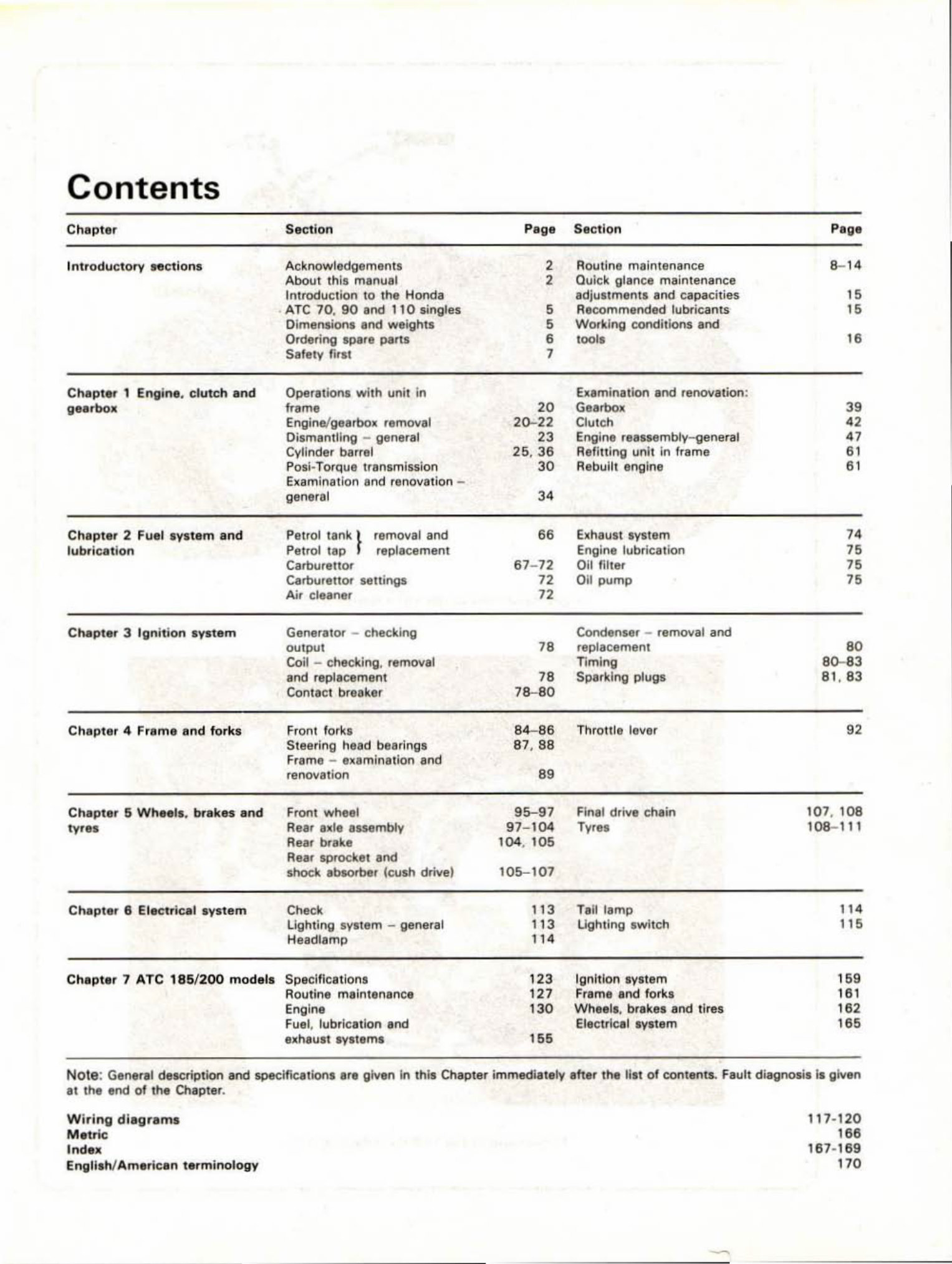 1973-1986 Honda ATC 70 Service & Repair Manual preview img 3