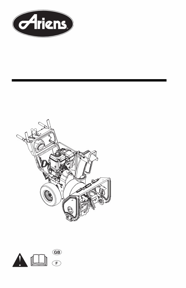 Ariens Sno-Thro 921 Series Owner Manual preview img 1