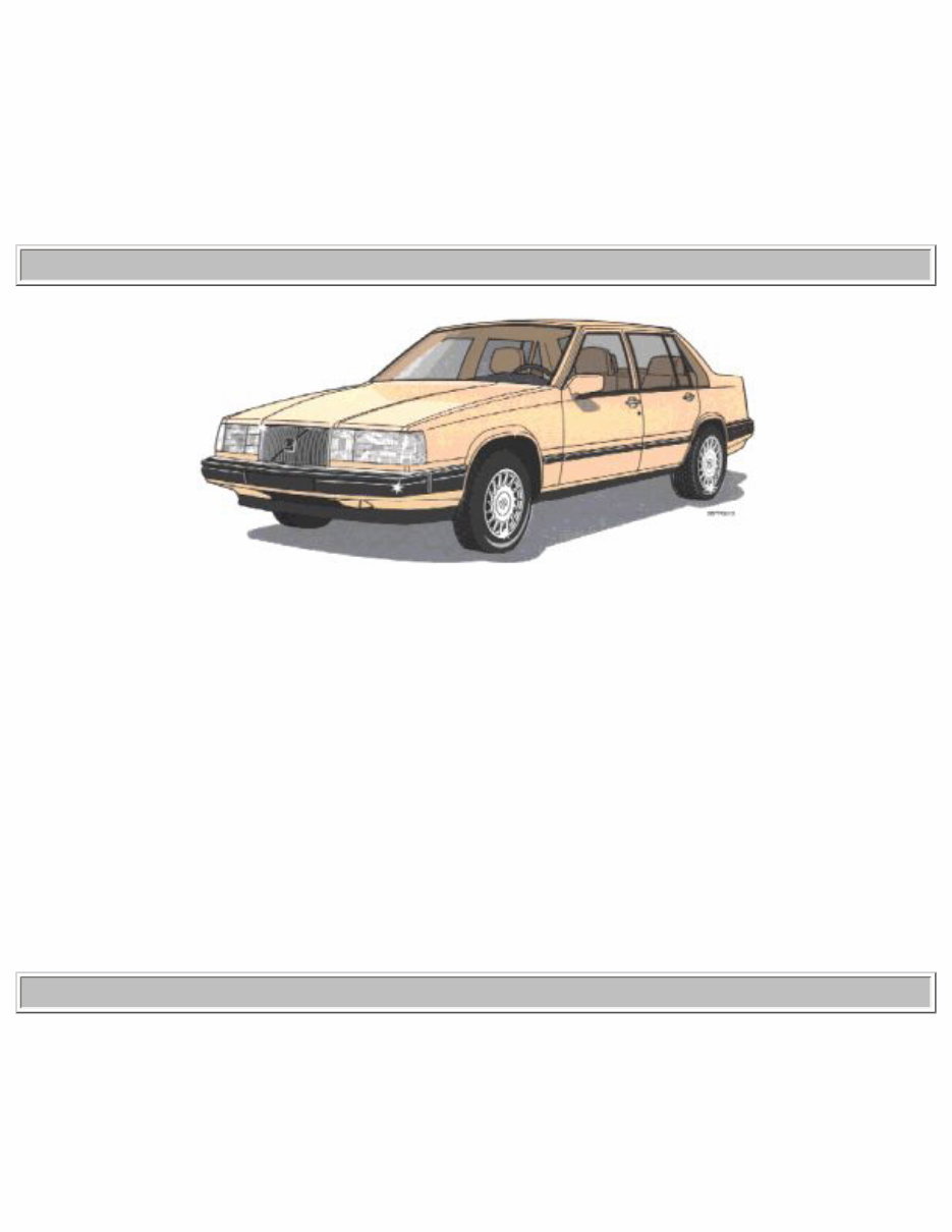93 Volvo 960 1993 Owners Manual preview img 1