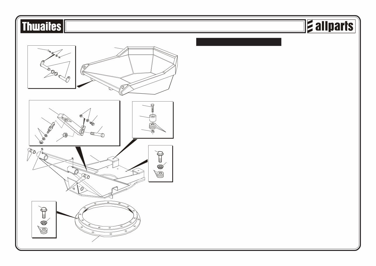 Thwaites 244 4 Tonne dumper parts manual preview img 10