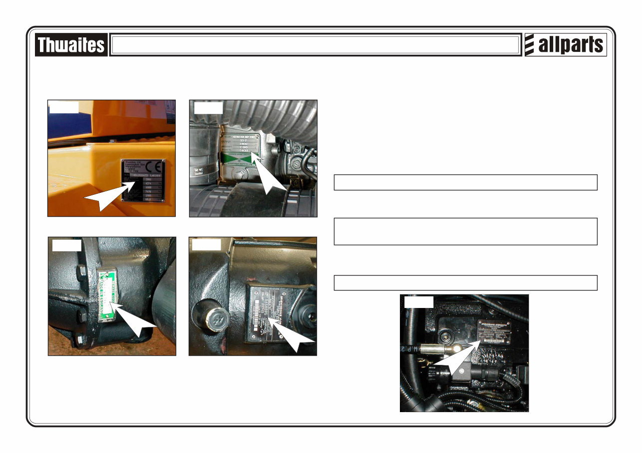 Thwaites 244 4 Tonne dumper parts manual preview img 2