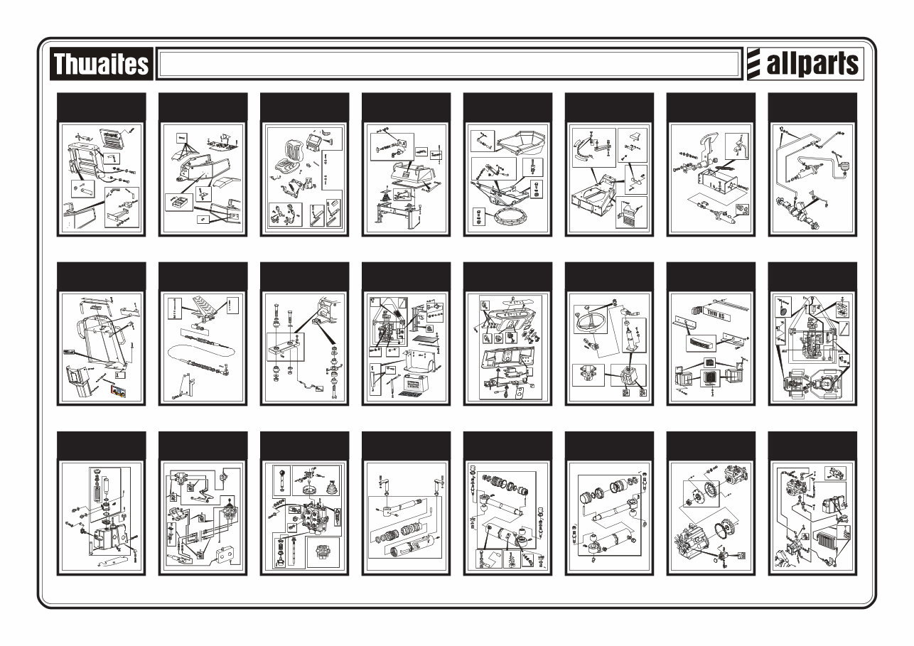 Thwaites 244 4 Tonne dumper parts manual preview img 4