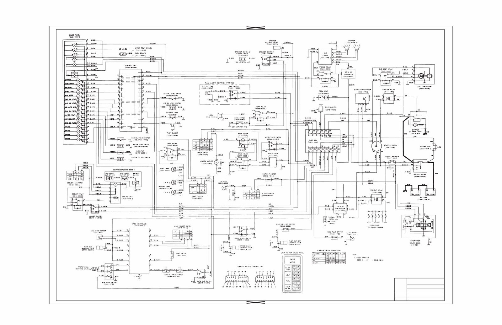 Doosan DH130-2 Excavator Electrical Hydraulic Schematics Manual INSTANT preview img 1