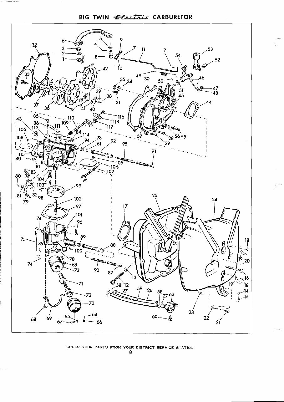1957 Evinrude outboard Big Twin & Lark 35 parts manual preview img 8