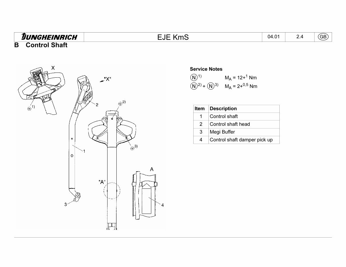 Jungheinrich Pallet Truck ECE 116, EJE KmS 16, EJZ 30-F Workshop Service Manual preview img 5