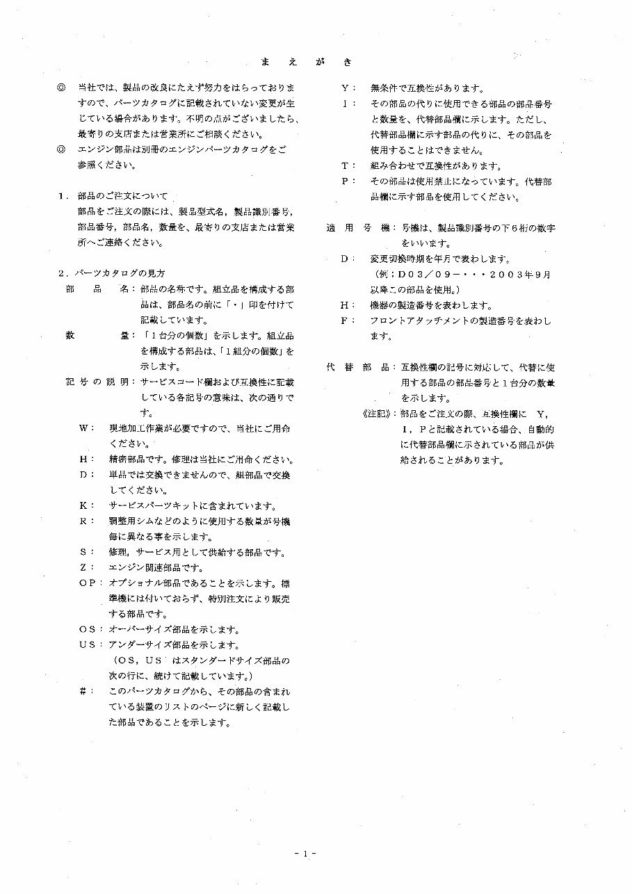 HITACHI ZAXIS ZX27U-2 Excavator Parts Catalog Manual preview img 4