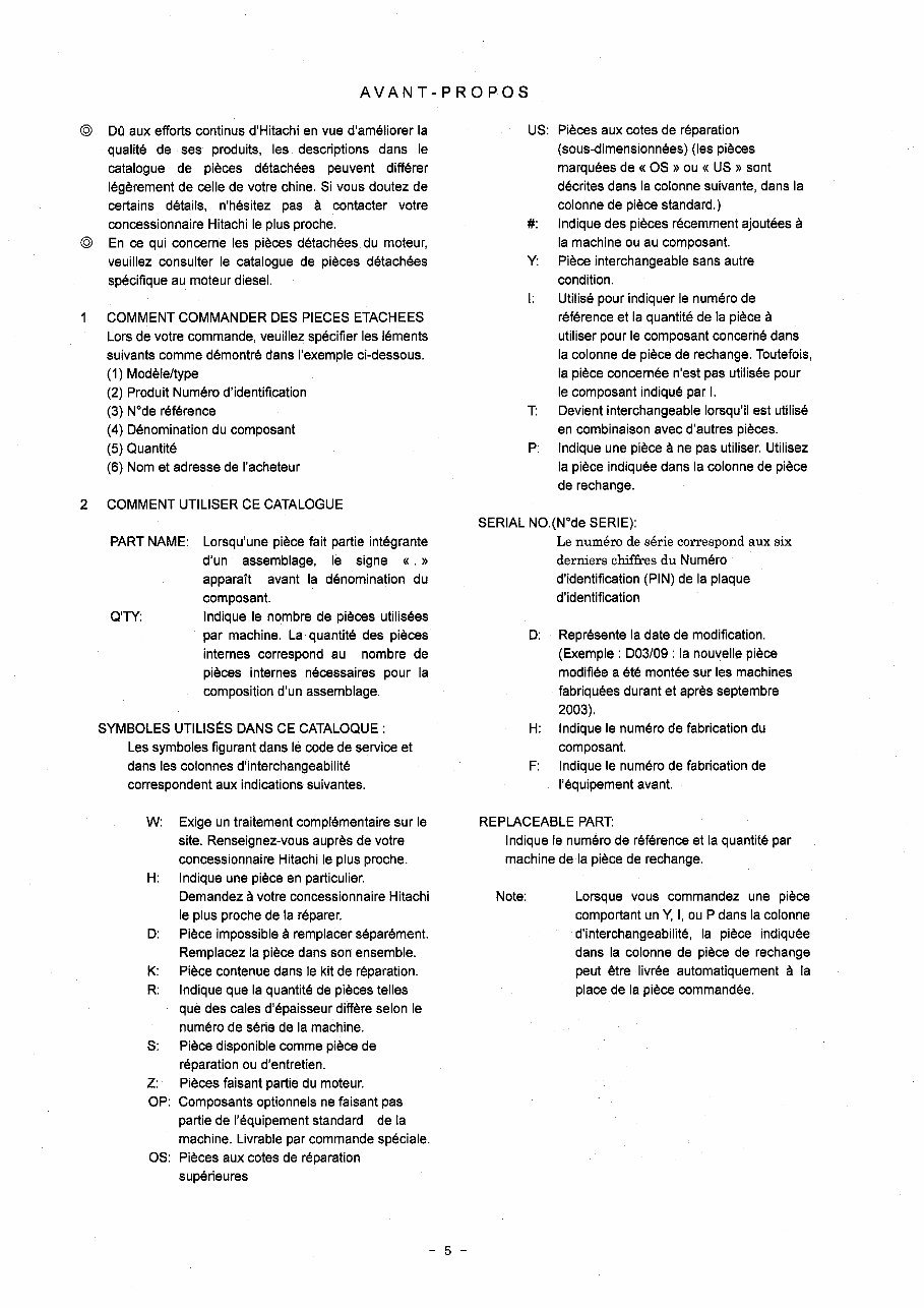HITACHI ZAXIS ZX27U-2 Excavator Parts Catalog Manual preview img 8