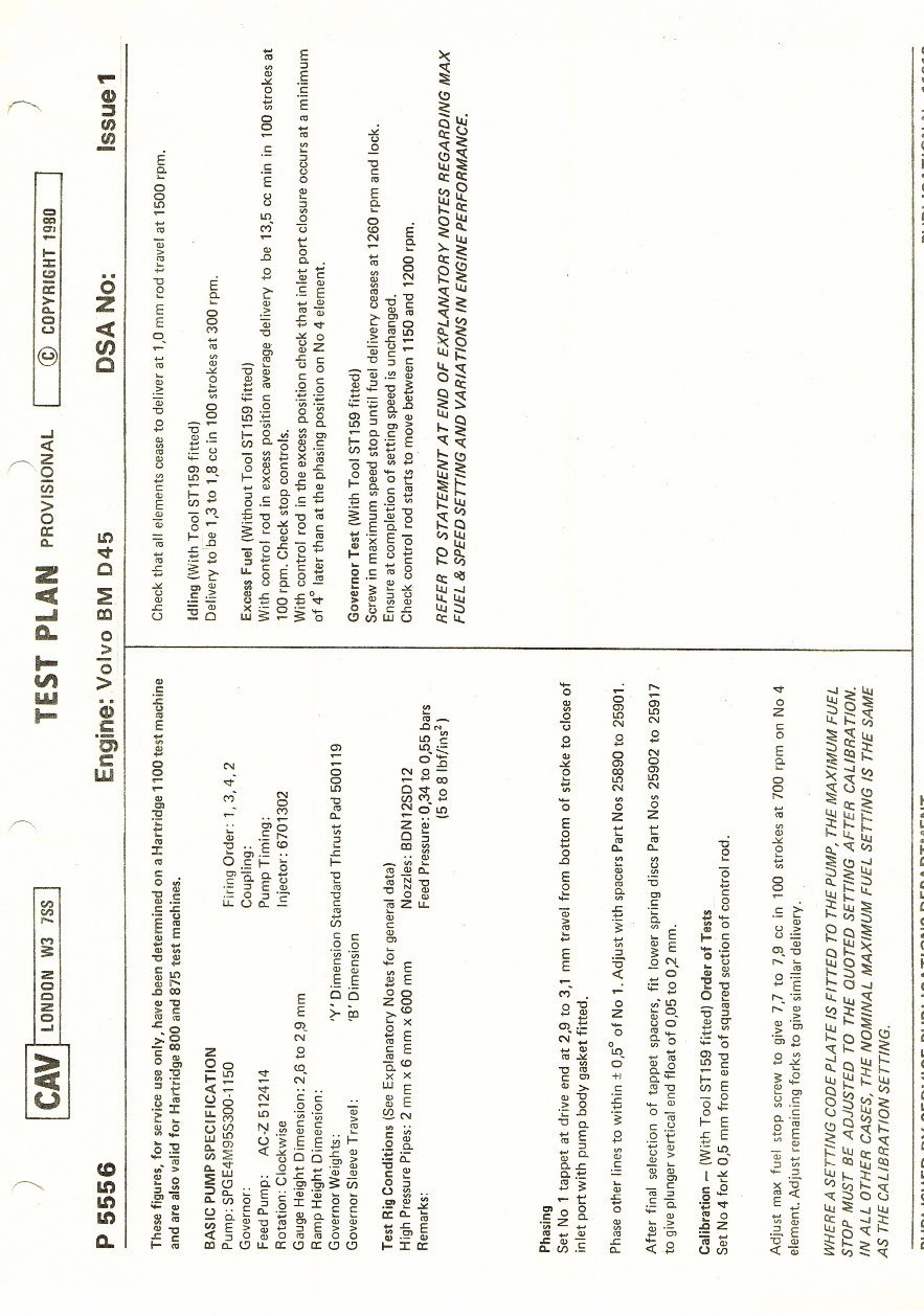 Cav In Line Minimec Fuel Pump Parts manual preview img 10