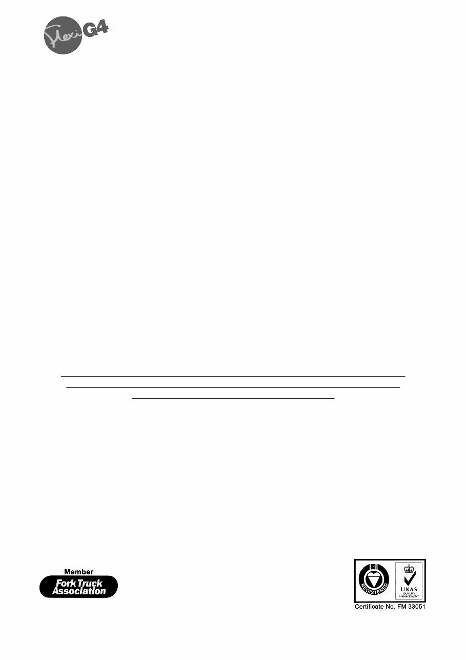 Flexi G4 Forklift Truck Complete Workshop Service Repair Manual preview img 2