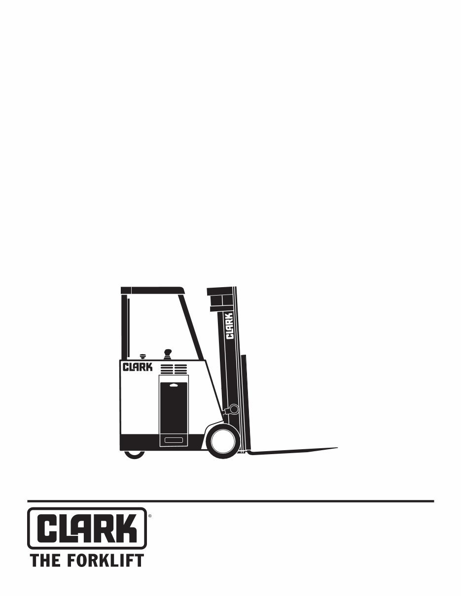 Clark ESX 12-25 Forklift Service Repair Workshop Manual preview img 1