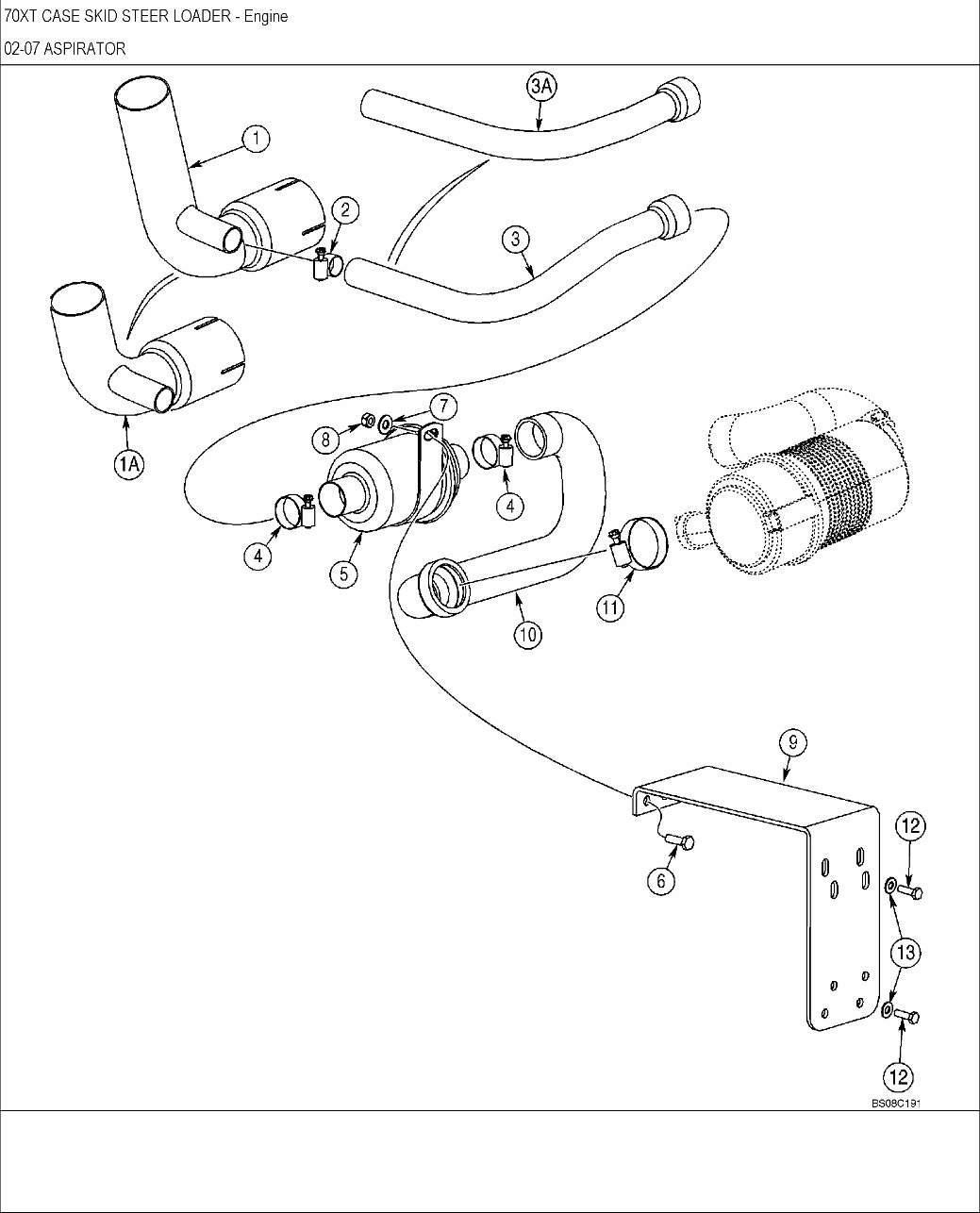 CASE 70XT Skid Steer Loader Parts Catalog Manual preview img 10