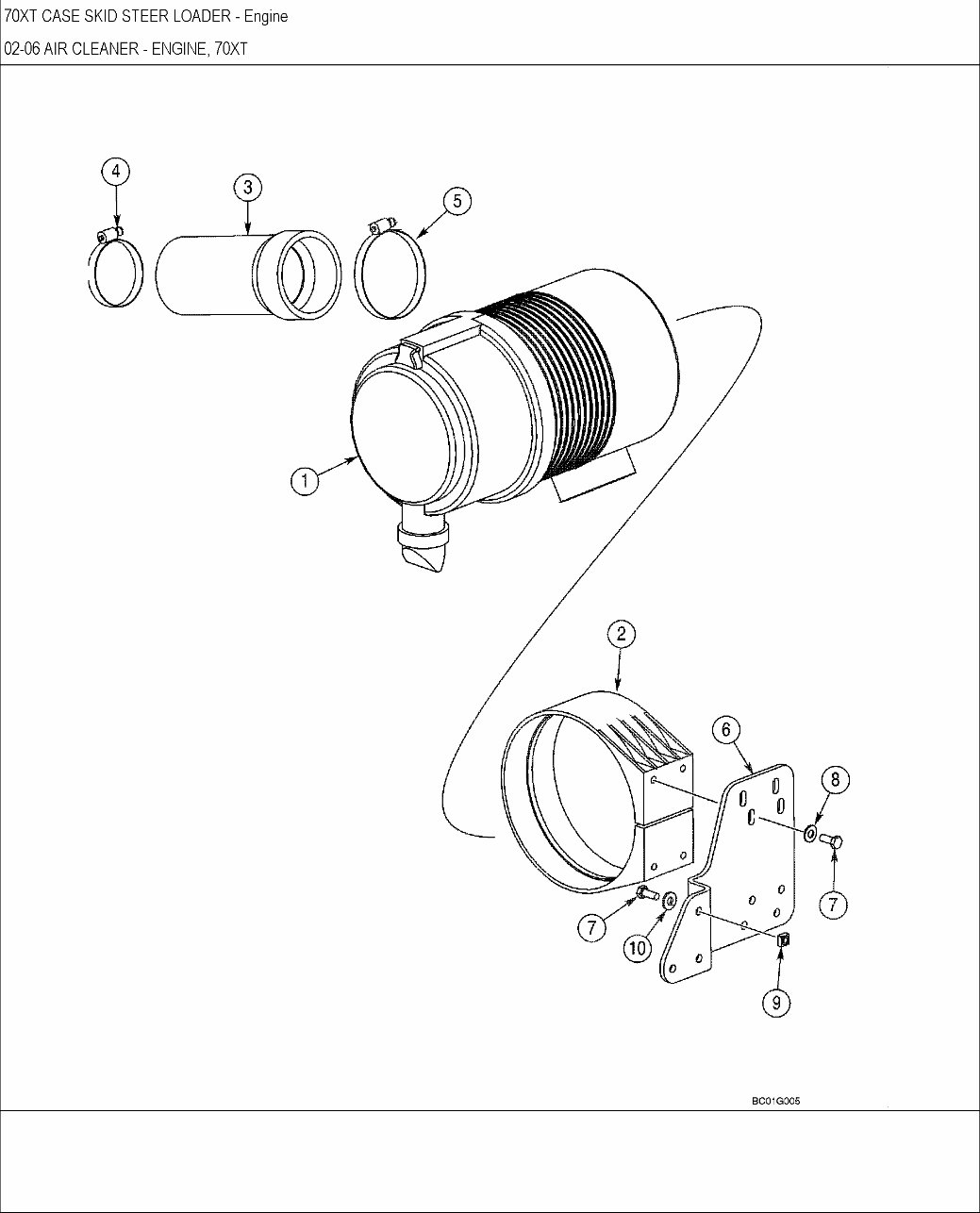 CASE 70XT Skid Steer Loader Parts Catalog Manual preview img 8