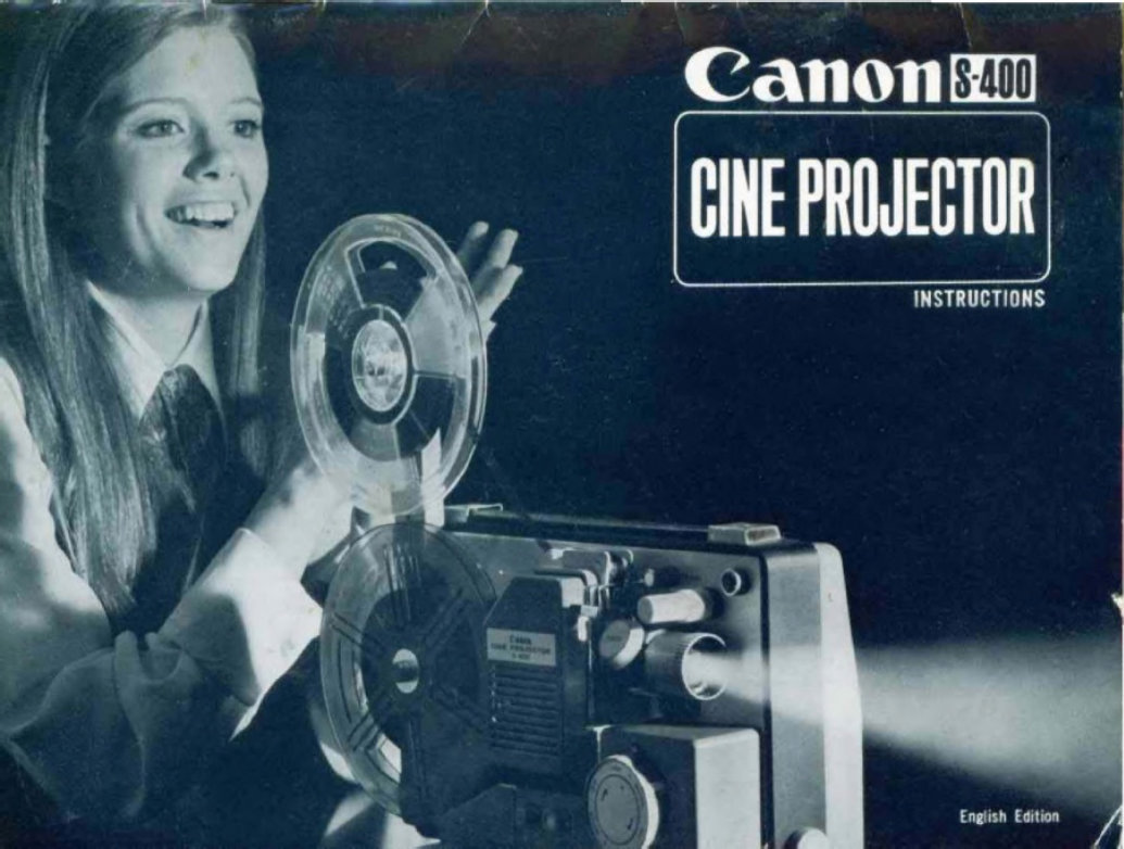 CANON S-400 CINE PROJECTOR Manual preview img 1