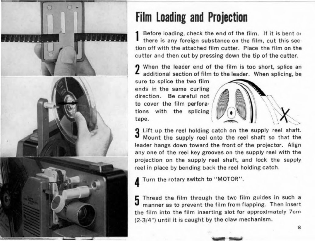 CANON S-400 CINE PROJECTOR Manual preview img 5
