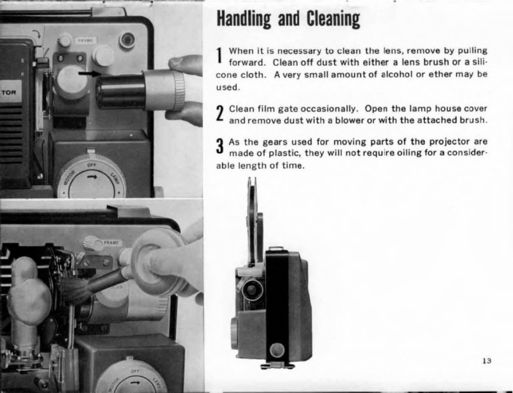 CANON S-400 CINE PROJECTOR Manual preview img 9