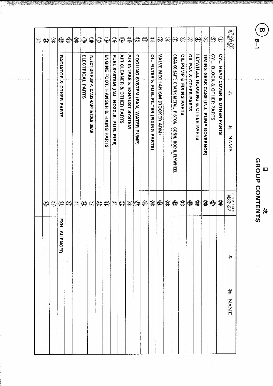 Isuzu 3LA1/3LB1/3LD1 Diesel Engines Parts Catalog preview img 9