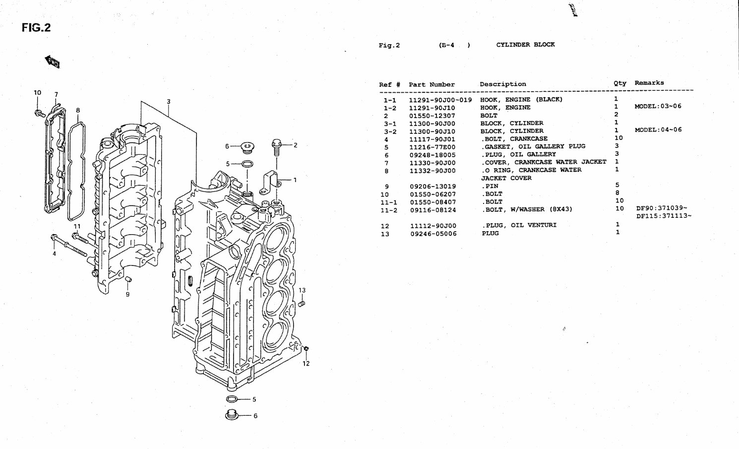 1997-2006 Suzuki Outboard Engine DF Parts Catalog preview img 4