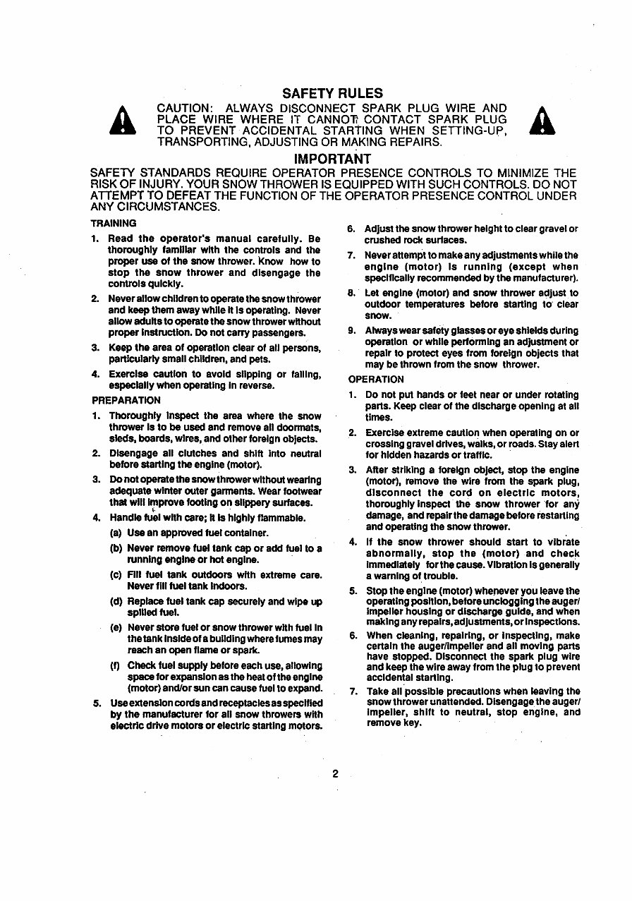 Craftsman 536.886621 Snowblower Owners Manual preview img 2