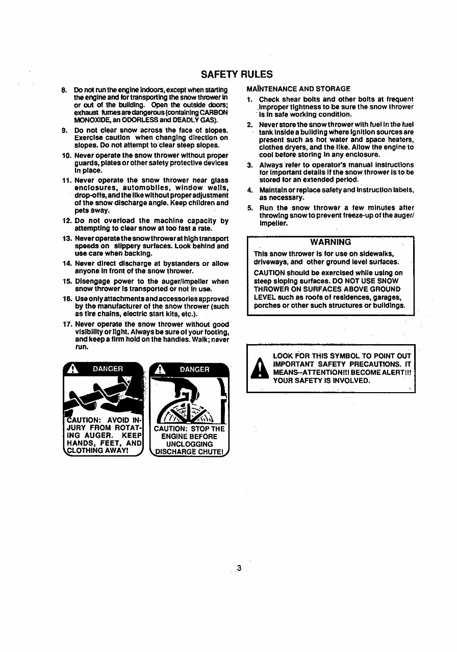 Craftsman 536.886621 Snowblower Owners Manual preview img 3