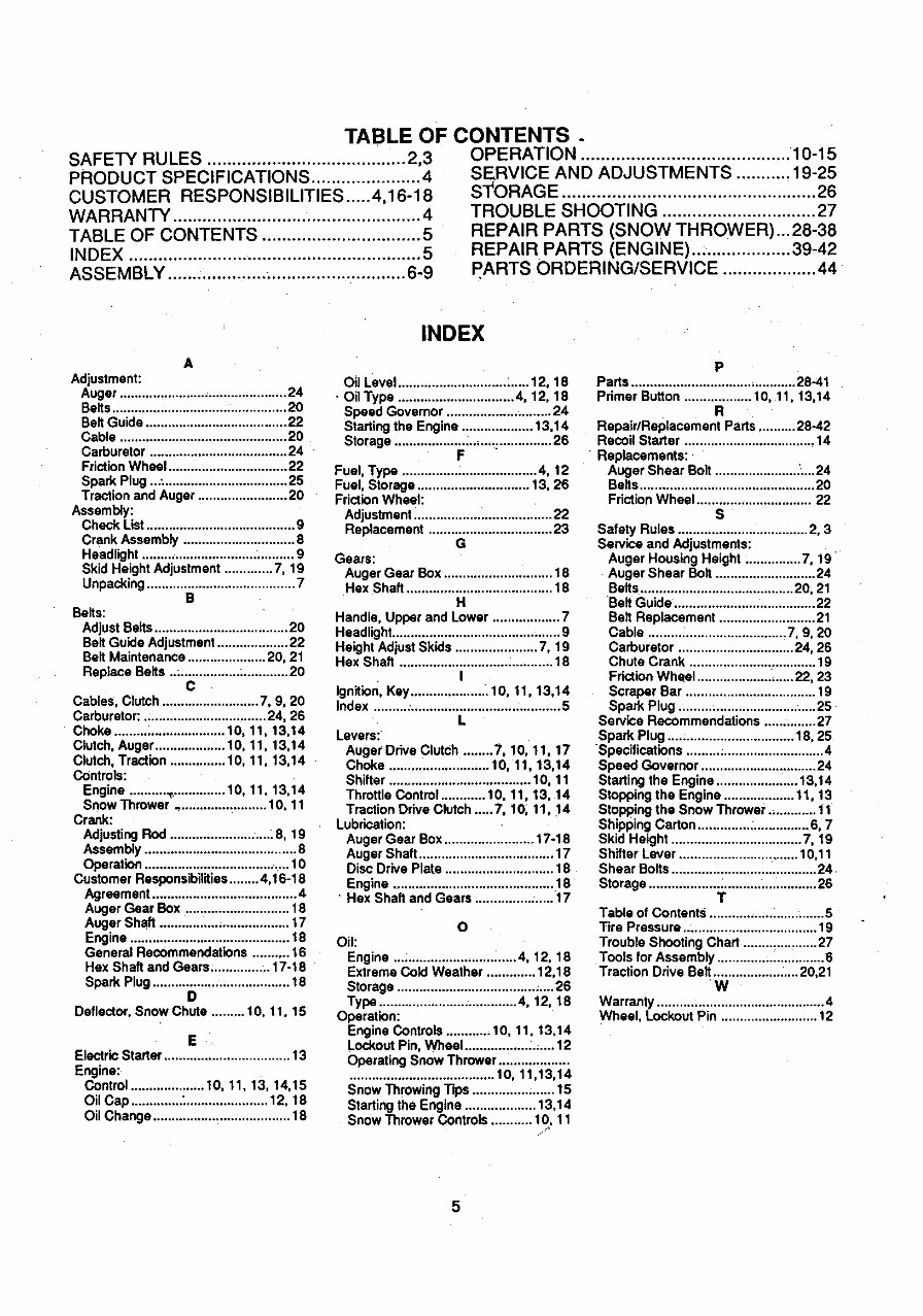 Craftsman 536.886621 Snowblower Owners Manual preview img 4