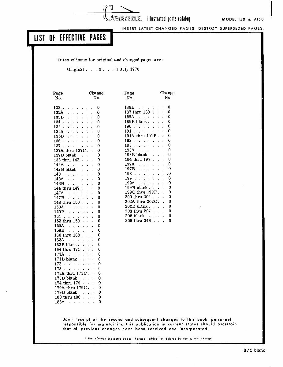 1970-1977 Cessna 150 A150 F150 Parts Catalog preview img 3
