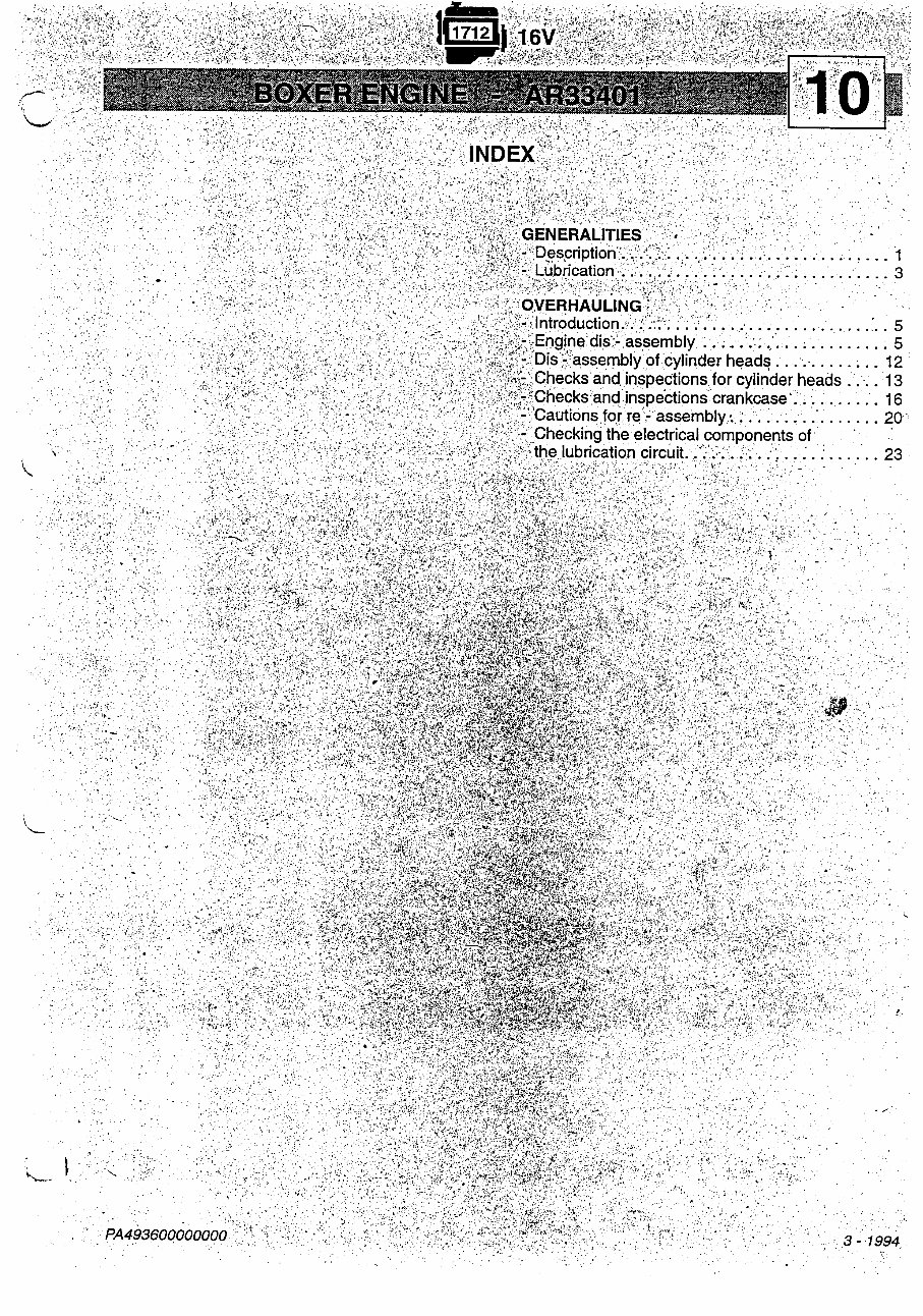 Alfa Romeo Boxer Engines repair manual preview img 1